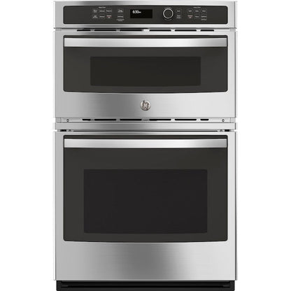 GE 27 inch Self-cleaning Microwave Wall Oven Combo ( Stainless steel )