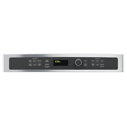 GE 27 inch Self-cleaning Microwave Wall Oven Combo ( Stainless steel )
