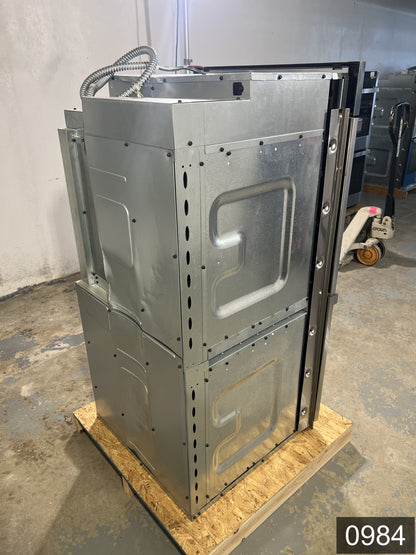 GE 27 inch Smart Compatible Double Electric Wall Oven with Self + Steam Cleaning ( Stainless Steel )