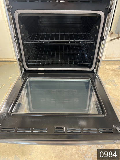 GE 27 inch Smart Compatible Double Electric Wall Oven with Self + Steam Cleaning ( Stainless Steel )