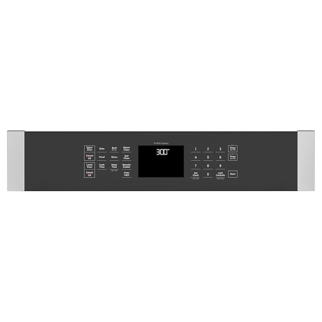 GE 27 inch Smart Compatible Double Electric Wall Oven with Self + Steam Cleaning ( Stainless Steel )