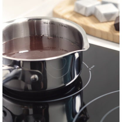 GE 36-in 5 burners Smooth Surface (Radiant) Black Electric Cooktop