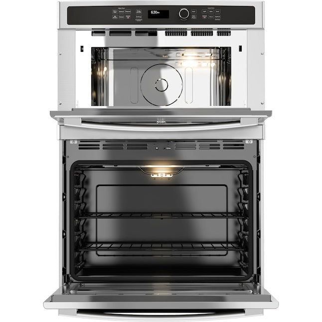 GE 30 inch Self-cleaning Microwave Wall Oven Combo ( Stainless steel )