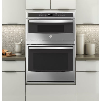 GE 30 inch Self-cleaning Microwave Wall Oven Combo ( Stainless steel )