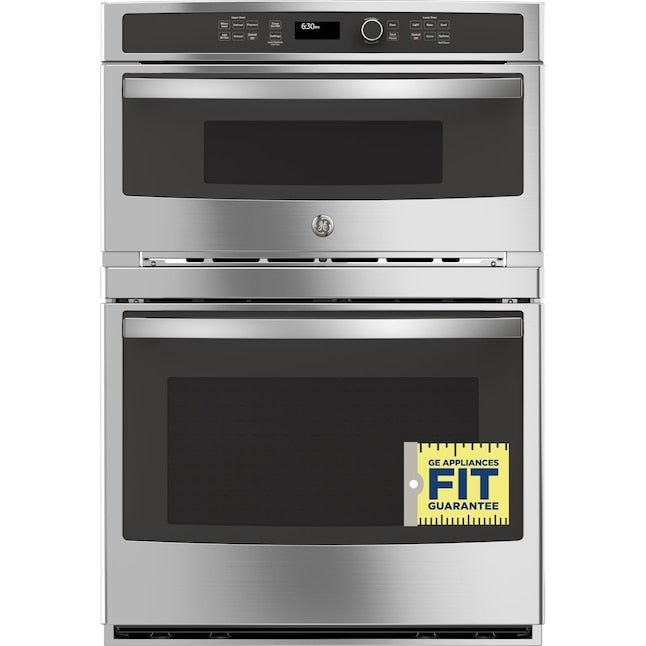 GE 30 inch Self-cleaning Microwave Wall Oven Combo ( Stainless steel )
