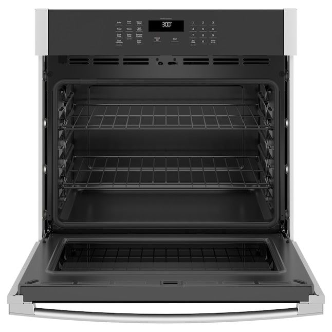 GE 30 inch Smart Compatible Single Electric Wall Oven Self + Steam Cleaning ( Stainless Steel )