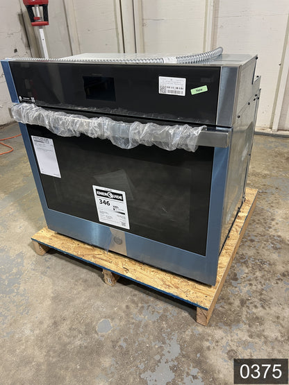 GE 30 inch Smart Compatible Single Electric Wall Oven True Convection and Self + Steam Cleaning ( Stainless Steel )