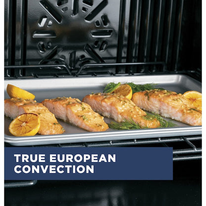 GE 30 inch Smart Compatible Single Electric Wall Oven True Convection and Self + Steam Cleaning ( Stainless Steel )