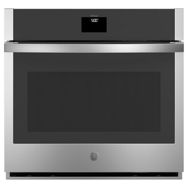 GE 30 inch Smart Compatible Single Electric Wall Oven True Convection and Self + Steam Cleaning ( Stainless Steel )