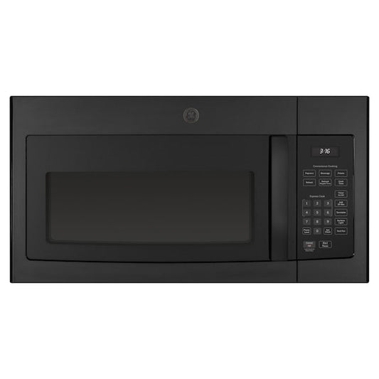 GE 1.6-cu ft 29.9-in Over-the-Range Microwave ( Black )