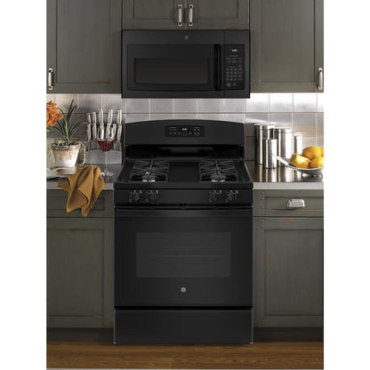 GE 1.6-cu ft 29.9-in Over-the-Range Microwave ( Black )