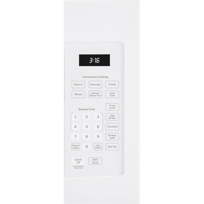 GE 1.6-cu ft 29.9-in Over-the-Range Microwave ( White )