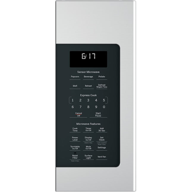 GE 1.7-cu ft 29.9-in Over-the-Range Microwave with Sensor Cooking ( Stainless steel )
