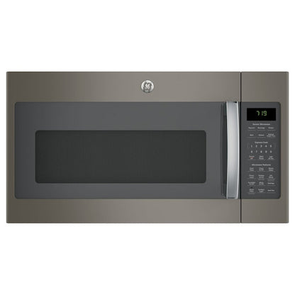 GE 1.9-cu ft 29.75-in Over-the-Range Microwave with Sensor Cooking ( Slate )