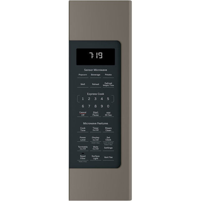GE 1.9-cu ft 29.75-in Over-the-Range Microwave with Sensor Cooking ( Slate )