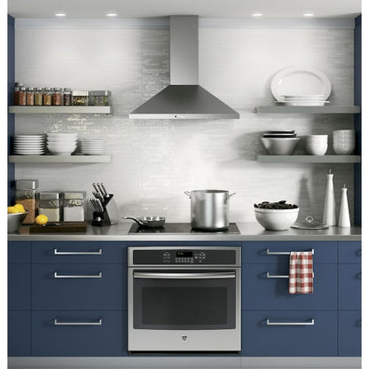 GE 30 inch Convertible 350-CFM Stainless steel Wall-Mounted Range Hood