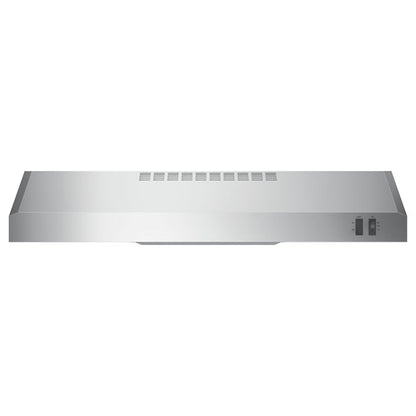 GE 30 inch Convertible 200-CFM Stainless steel Under Cabinet Range Hood