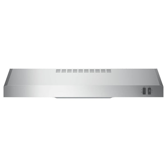 GE 30 inch Convertible 200-CFM Stainless steel Under Cabinet Range Hood