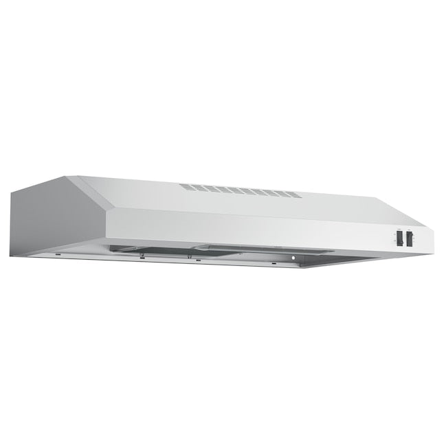 GE 30 inch Convertible 200-CFM Stainless steel Under Cabinet Range Hood