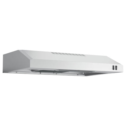 GE 30 inch Convertible 200-CFM Stainless steel Under Cabinet Range Hood