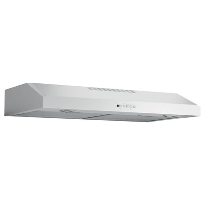 GE 36 inch Convertible 310-CFM Stainless Steel Under Cabinet Range Hood with Charcoal Filter