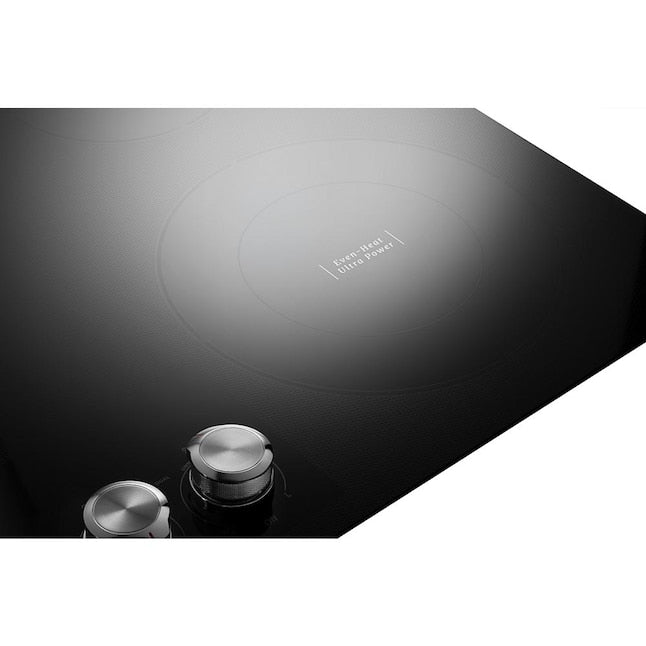 KitchenAid 36-in 5 burners Smooth Surface (Radiant) Black Electric Cooktop