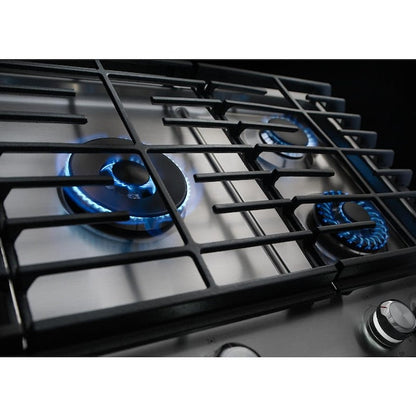 KitchenAid 36-in 5 burners Stainless steel Gas Cooktop (Griddle Included)