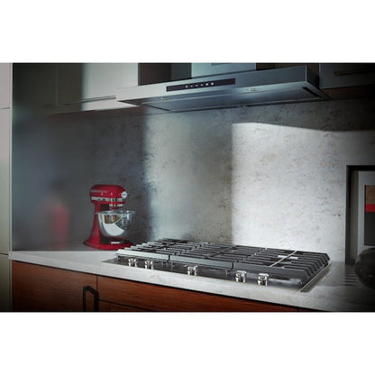 KitchenAid 36-in 5 burners Stainless steel Gas Cooktop (Griddle Included)