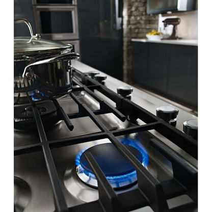 KitchenAid 36-in 5 burners Stainless steel Gas Cooktop (Griddle Included)
