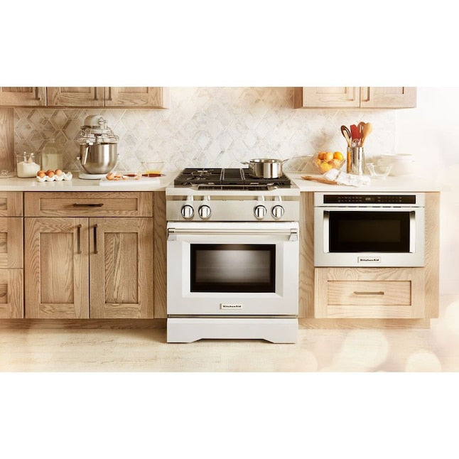 KitchenAid 23.87-in 1.2-cu ft 950 -Watt Microwave Drawer ( Stainless Steel )