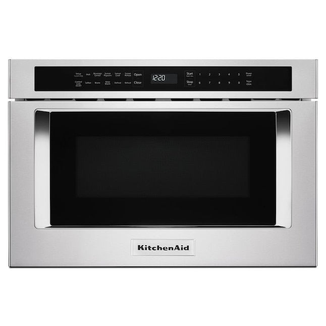 KitchenAid 23.87-in 1.2-cu ft 950 -Watt Microwave Drawer ( Stainless Steel )