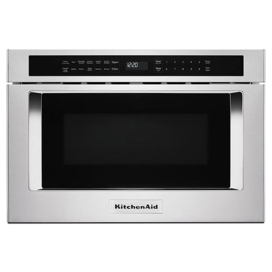 KitchenAid 23.87-in 1.2-cu ft 950 -Watt Microwave Drawer ( Stainless Steel )