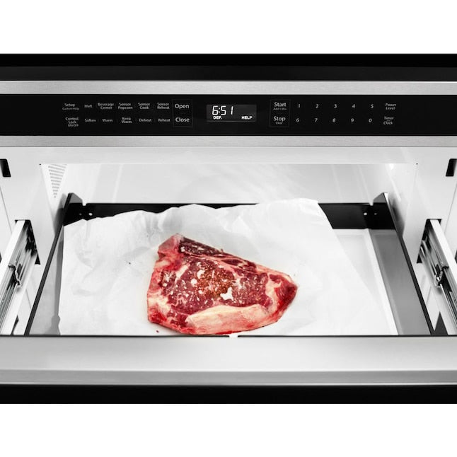KitchenAid 23.87-in 1.2-cu ft 950 -Watt Microwave Drawer ( Stainless Steel )