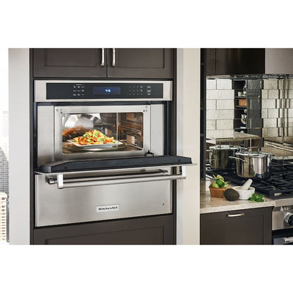 KitchenAid 1.4-cu ft 900 -Watt 29.75-in Built-In Microwave with Sensor Cooking Controls ( Stainless Steel )