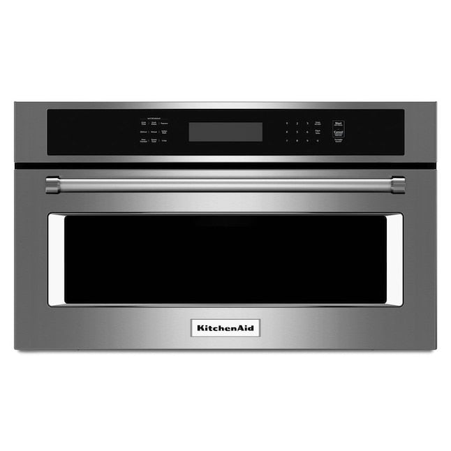 KitchenAid 1.4-cu ft 900 -Watt 29.75-in Built-In Microwave with Sensor Cooking Controls ( Stainless Steel )