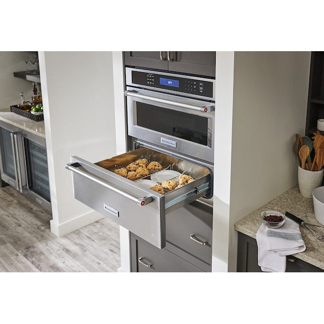 KitchenAid 1.4-cu ft 900 -Watt 29.75-in Built-In Microwave with Sensor Cooking Controls ( Stainless Steel )