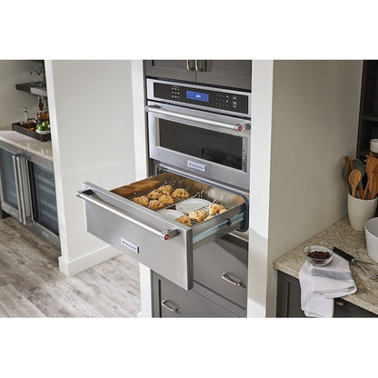 KitchenAid 1.4-cu ft 900 -Watt 29.75-in Built-In Microwave with Sensor Cooking Controls ( Stainless Steel )
