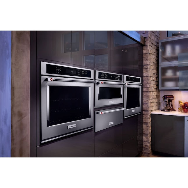 KitchenAid 1.4-cu ft 900 -Watt 29.75-in Built-In Microwave with Sensor Cooking Controls ( Stainless Steel )