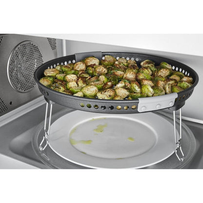 KitchenAid 1.9-cu ft Air Fry 29.9-in Over-the-Range Convection Microwave with Sensor Cooking ( Stainless Steel with PrintShield Finish )