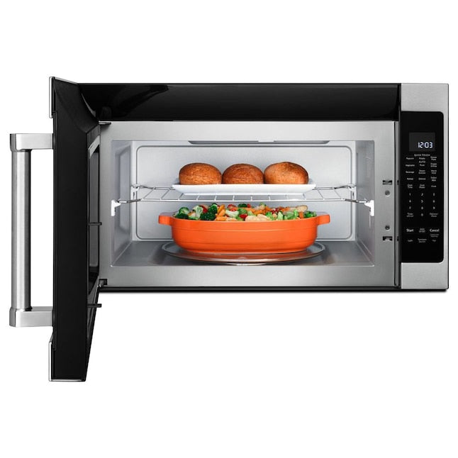 KitchenAid 2-cu ft 30-in Over-the-Range Microwave with Sensor Cooking ( Stainless Steel )