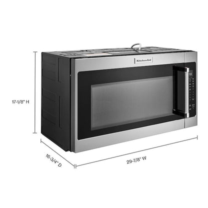 KitchenAid 2-cu ft 30-in Over-the-Range Microwave with Sensor Cooking ( Stainless Steel )