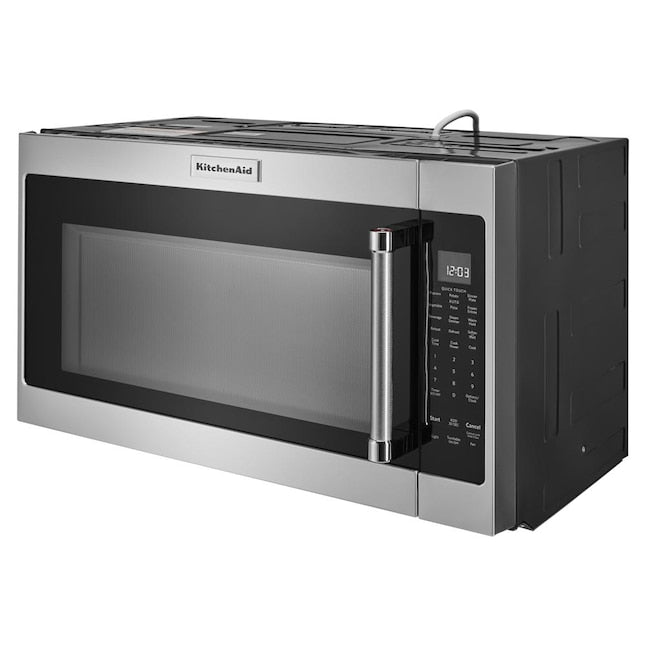 KitchenAid 2-cu ft 30-in Over-the-Range Microwave with Sensor Cooking ( Stainless Steel )