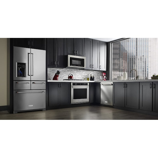 KitchenAid 2-cu ft 30-in Over-the-Range Microwave with Sensor Cooking ( Stainless Steel )
