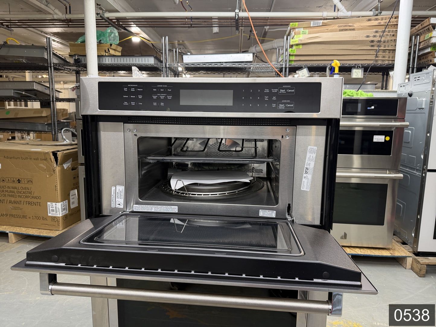 KitchenAid 30 inch Self-cleaning Microwave Wall Oven Combo ( Stainless Steel )