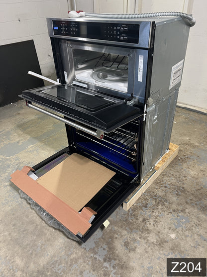 KitchenAid 30 inch Self-cleaning Microwave Wall Oven Combo ( Stainless Steel )