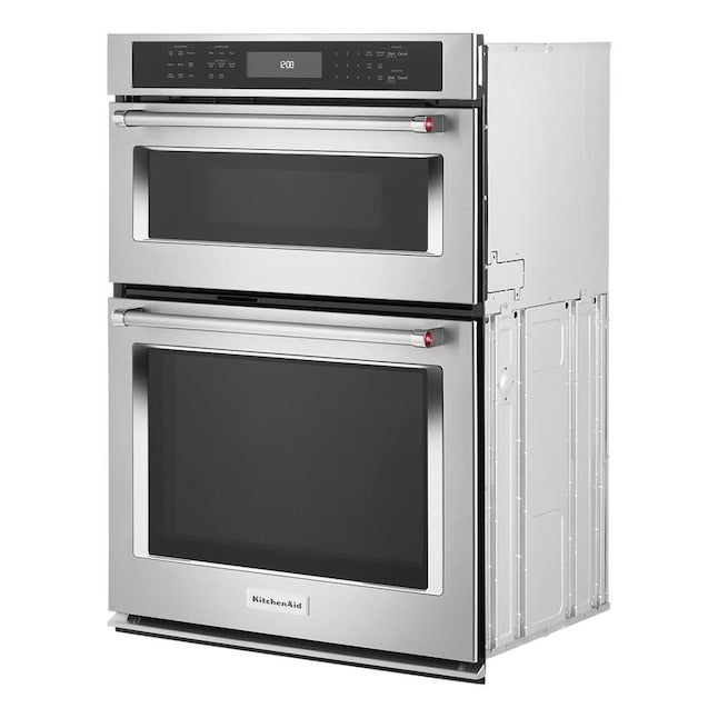 KitchenAid 30 inch Self-cleaning Microwave Wall Oven Combo ( Stainless Steel )