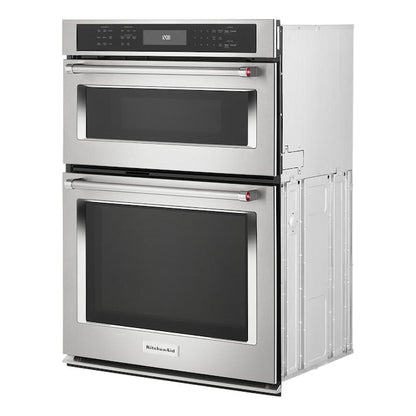 KitchenAid 30 inch Self-cleaning Microwave Wall Oven Combo ( Stainless Steel )