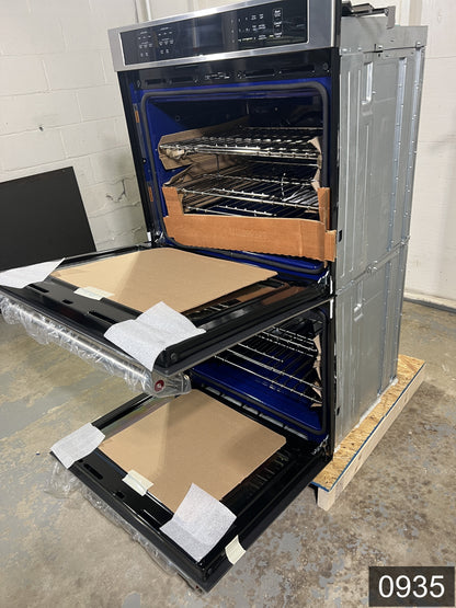 KitchenAid 30 inch Double Electric Wall Oven with Self-cleaning ( Stainless Steel )