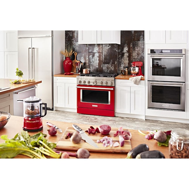 KitchenAid 30 inch Double Electric Wall Oven with Self-cleaning ( Stainless Steel )