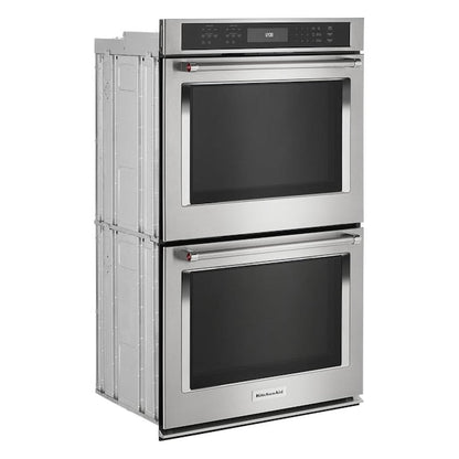 KitchenAid 30 inch Double Electric Wall Oven with Self-cleaning ( Stainless Steel )